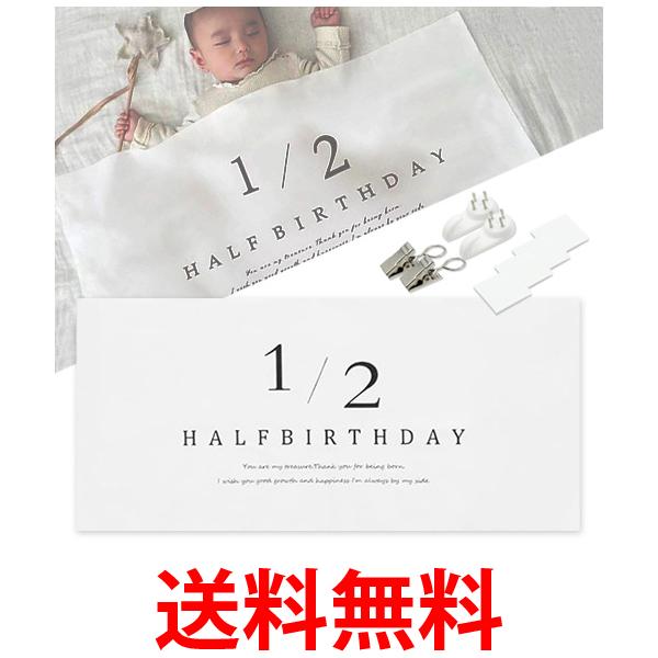 タペストリー ハーフバースデー happy birthday half birthday 1/2歳(6か月)の誕生日タペストリー 飾り付け 壁掛け 記念日用 (管理S) 送料無料 【SK10455】