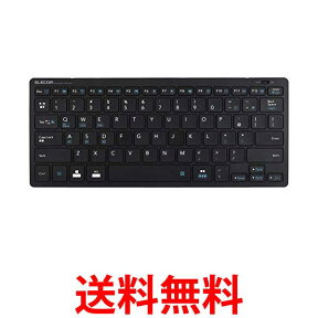 エレコム TK-FBP102BK ブラック Bluetooth キーボード パンタグラフ式 軽量 送料無料 【SK16932】