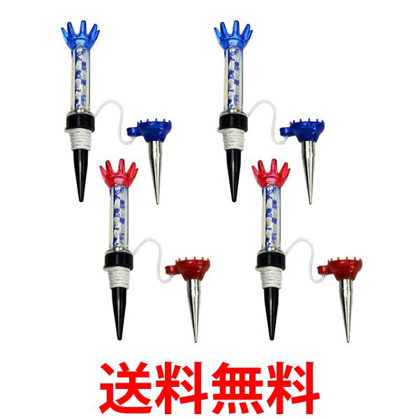 ゴルフティー マグネット 紐つき ロングティー ショートティー 分離 4個入り 紛失防止 (管理S) 送料無料 【SK18200】