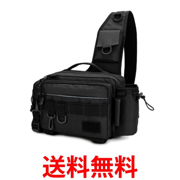 フィッシングバッグ 釣りバッグ 釣り カバン 鞄 カバン ランガンバッグ ショルダーバッグ ブラック (管理S) 送料無料 |