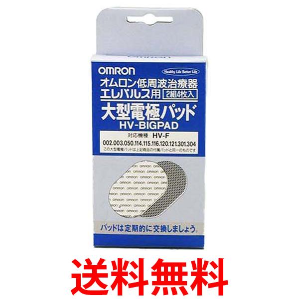 2個セット オムロン HV-BIG-PAD 交換パッド 低周波治療器用 大型電極パッド エレパルス用 2組4枚入 送料無料 【SK21169】