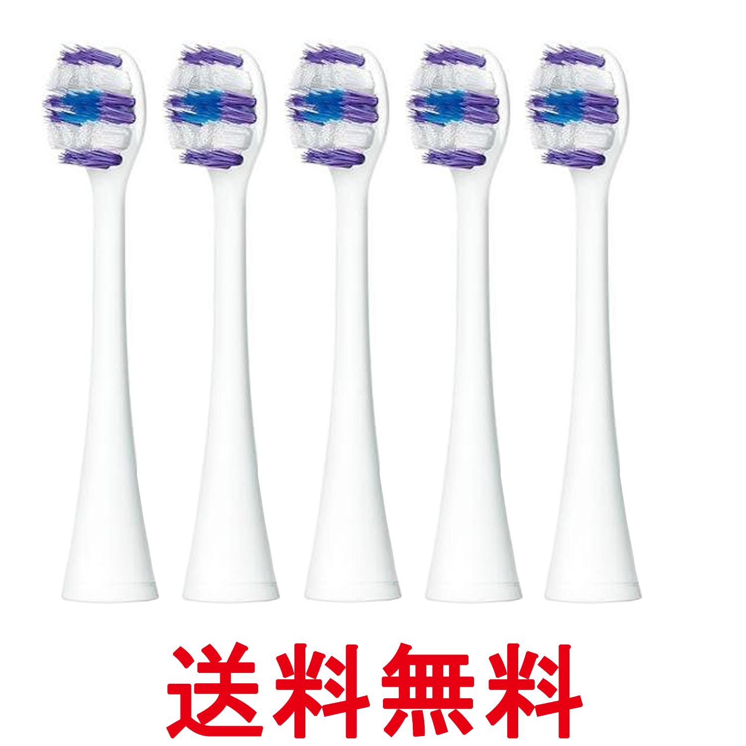 5個セット パナソニック EW0810-W ホワイト 白 ドルツ 替えブラシ トータルケアブラシ 2本入 Panasonic 送料無料 【SK27677】