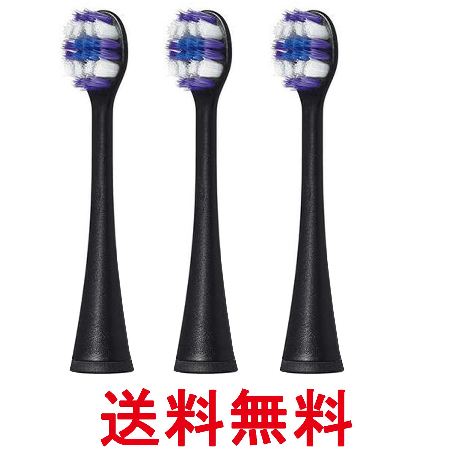 3個セット パナソニック EW0810-K ブラック 黒 ドルツ 替えブラシ トータルケアブラシ 2本入 Panasonic 送料無料 【SK27679】