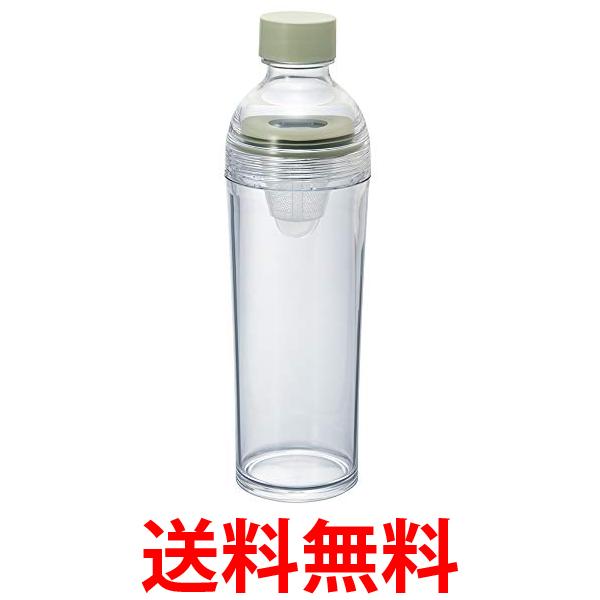 2個セット ハリオ FIBP-40-SG スモーキーグリーン フィルターインボトル ポータブル 樹脂製 縦横 400ml 茶こし付き HARIO 送料無料 【SK30661】