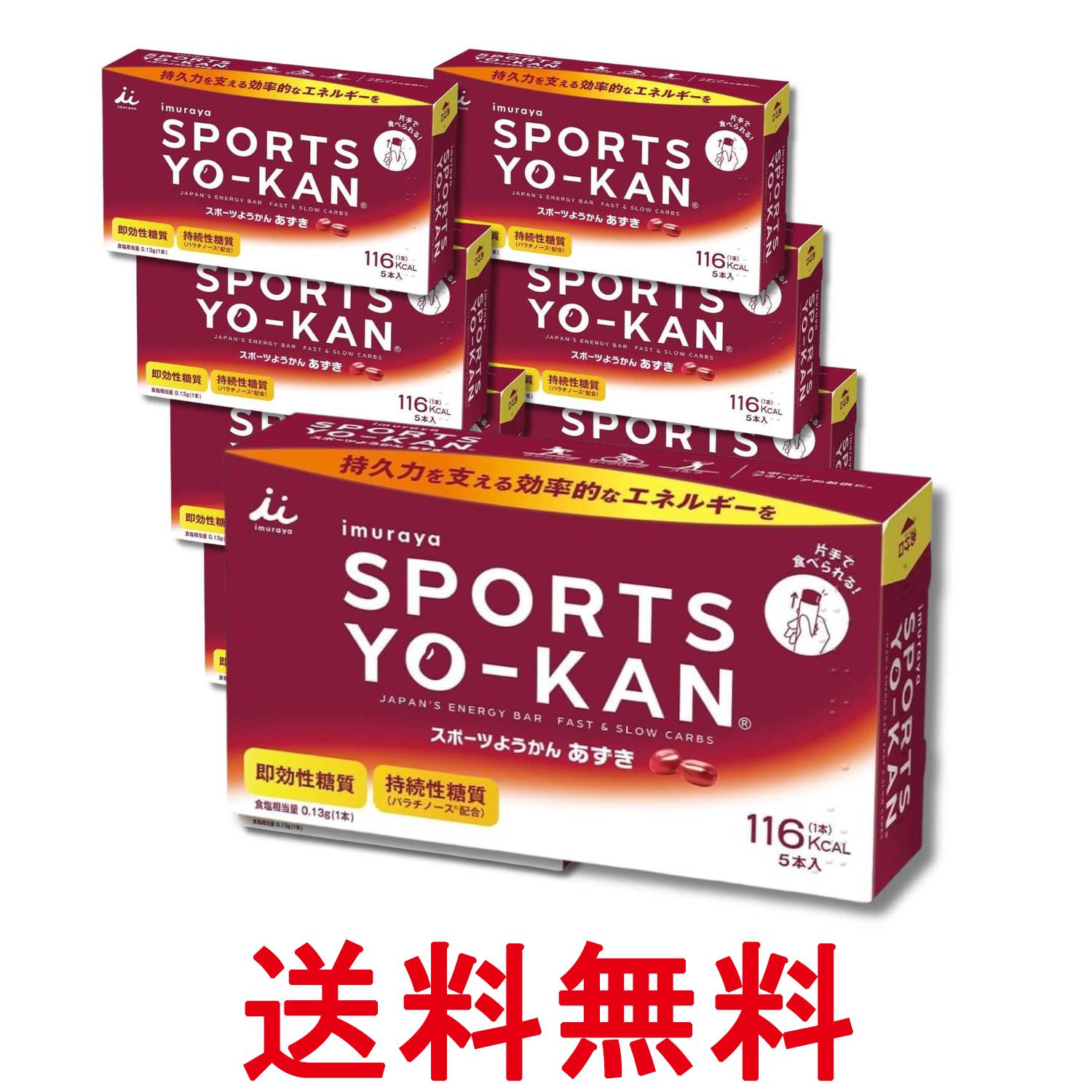 10個セット 井村屋 スポーツようかん あずき 40g×5本入 送料無料 【SK34272】