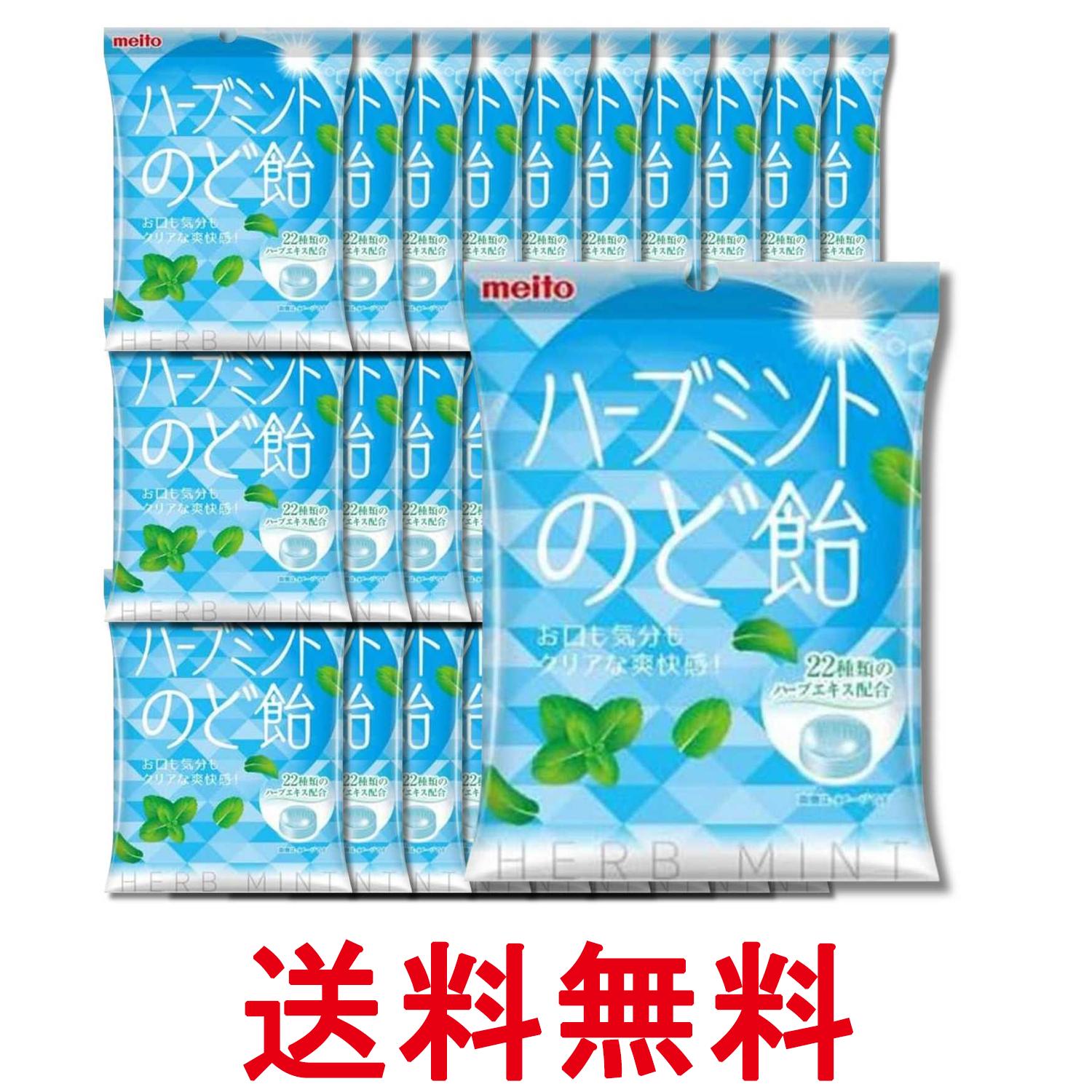 30個セット 名糖産業 ハーブミントのど飴 54g 送料無料 【SK36718】