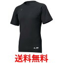 デサント 野球 ジュニア アンダーシャツ 丸首 半袖アンダーシャツ JSTD-721B ボーイズ ブラック 130 送料無料 【SG44022】