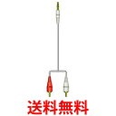 JVCケンウッド ビクター DAP用接続コードステレオミニプラグ-ピンプラグ×2 1m ホワイト CN-MP100-W 送料無料 【SG60938】