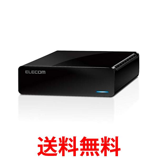 楽天THINK RICH STOREエレコム 外付けハードディスク 6TB USB3.2（Gen1） テレビ録画 パソコン対応 静音ファンレス設計 ELD-FTV060UBK 送料無料 【SG67906】