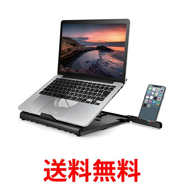 2月1日はポイント最大18倍！ エレコム ノートPCスタンド 折りたたみ 8段階 スマホスタンド付 ~15.6インチノートPC対応 ブラック PCA-LTS8BK 送料無料 【SG75452】