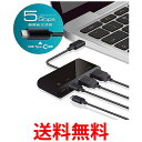 GR USBnu USB Type c USB3.1Gen1 (AX2|[g Type-CX2|[g) ubN U3HC-A423P5BK  ySG78001z