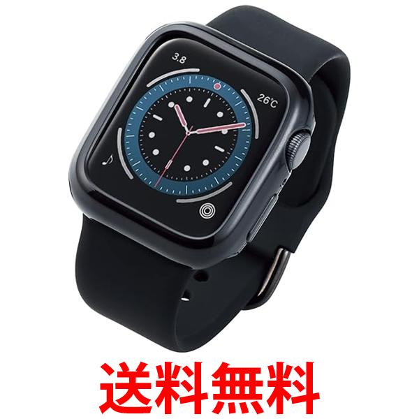エレコム アップルウォッチ ケース バンパー 40mm SE2 SE 6 5 4 対応 ソフト フィルム兼用可 ブラック AW-20SBPUBK 送料無料 【SG78706】