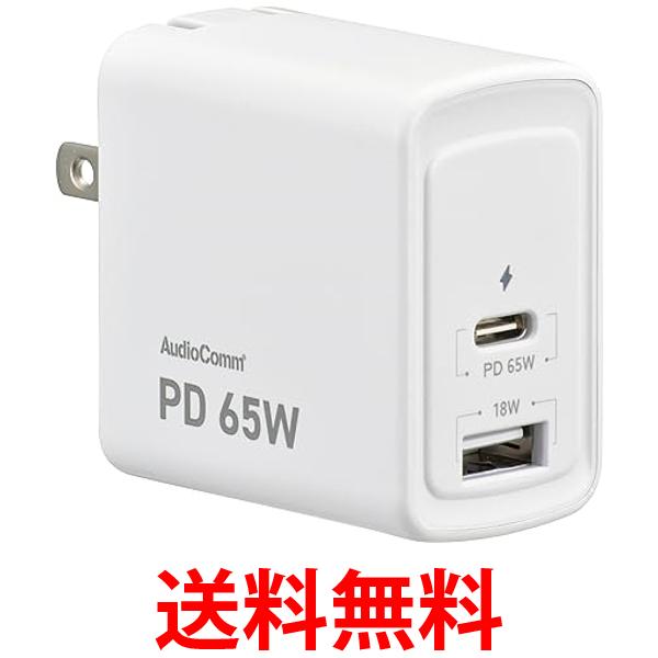 I[d@ AC[d }[d GaN̗p USB PDΉ 65W Type-C ^CvC R[hʔ zCg MAV-AUPD65-W 01-3798 I[  ySG79208z