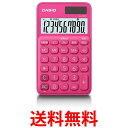 カシオ カラフル電卓 ビビッドピンク 10桁 手帳タイプ SL-300C-RD-N 送料無料 【SG84296】