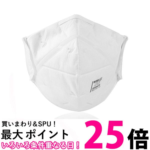 使い捨て式防じん(防塵)マスク　興研　サカヰ式 ハイラック 655T型　10枚入　弁付き　頭紐 フック式　すばやく簡単に装着　防じん区分DS2（捕集効率95.0%以上）　指定防護係数10　N95同等品　PM2.5対策　感染症対策　粉剤農薬散布　災害　等