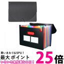 ドキュメントファイル 書類収納 A4 大容量 書類ケース ドキュメントスタンド 横型 自立 13ポケット 色別 区分けラベル付き (管理S) 送料無料 【SK09967】