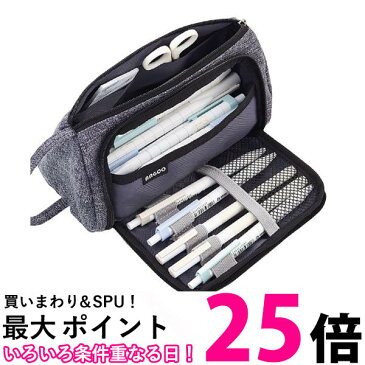 ポイント最大25倍！！ ペンケース おしゃれ 大容量 筆箱 化粧ポーチ シンプル 大きめ 三角 ブラック 黒 小物入れ 見やすい かわいい 小学生 中学生 高校生 (管理C) 送料無料【SK12001】