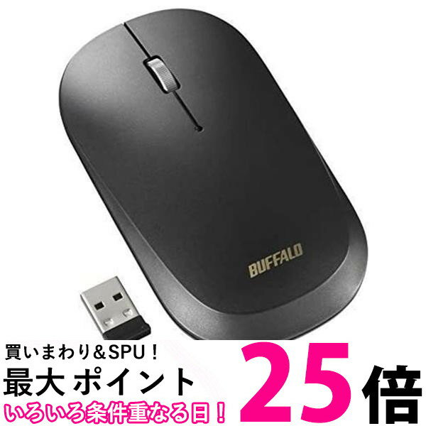 Хåե BSMBW330NBK ֥å 2.4Ghz 磻쥹ޥ  Ų 3ܥ BlueLEDޥ BUFFALO ...