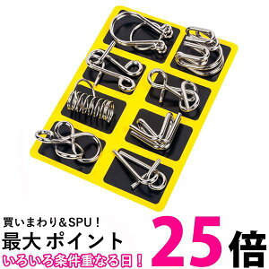 知恵の輪 セット ミステリーリング 8点セット 玩具 知育 脳トレ パズル ゲーム ミステリー リング 手遊び おもちゃ 謎解き (管理S) 送料無料 【SK18193】