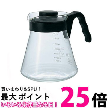 ポイント最大25倍！！ ハリオ VCS-03B V60 ブラック コーヒーサーバー 実用容量1000ml 日本製 HARIO 送料無料 【SK18494】