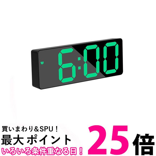 目覚まし時計 置き時計 デジタル LED