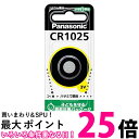 2個セット パナソニック CR-1025 リチウム電池 (航空便積載不可) 送料無料 【SK20162】