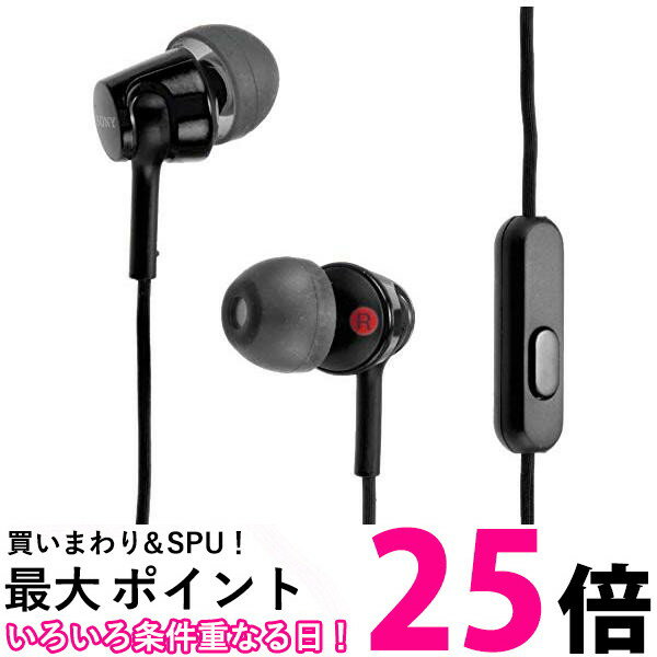 10個セット ソニー MDR-EX155AP B ブラック イヤホン カナル型 リモコン・マイク付き 送料無料 【SK21049】