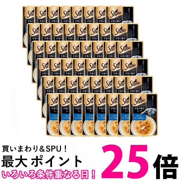 48個セット シーバ アミューズ お魚の贅沢スープ まぐろ かつお節添え 40g 送料無料 【SK25008】