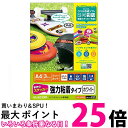 2個セット エレコム EDT-STSW 手作りステッカー 強力粘着タイプ A4サイズ 3枚入り ホワイト 送料無料 【SK30224】