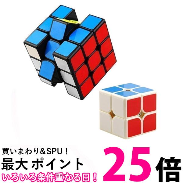 2個セット パズルキューブ 3×3 2×2 セット パズルゲーム 競技用 立体 競技 ゲーム パズル (管理S) 送料無料【SK31840】