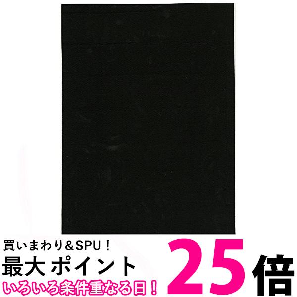 呉竹 KA37-101 下敷 美濃判 両面スベリ止め 黒セリース 送料無料 【SG40732】