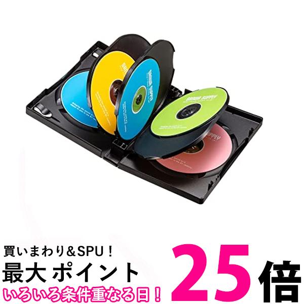 サンワサプライ DVD-TW8-01BKN DVDトールケース（8枚収納・ブラック） 送料無料 