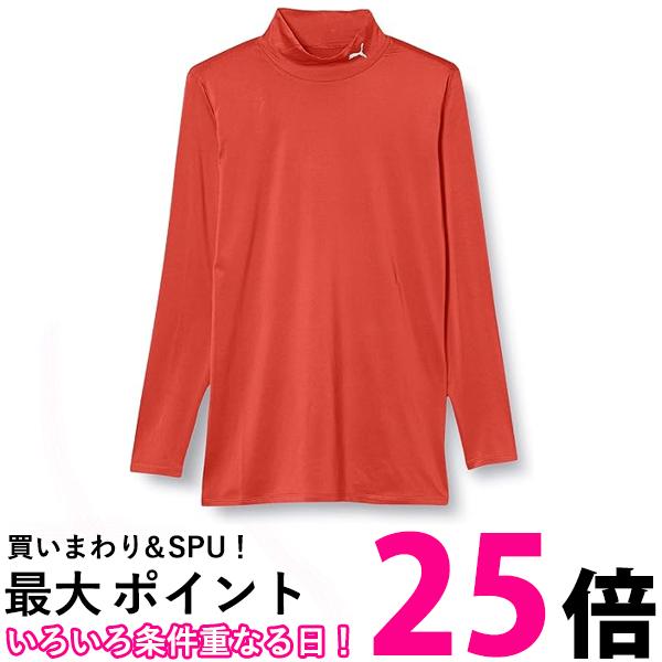 プーマ コンプレッション モックネック 長袖シャツ 656331 メンズ プーマレッド/プーマホワイト01 XL 送料無料 【SG44372】