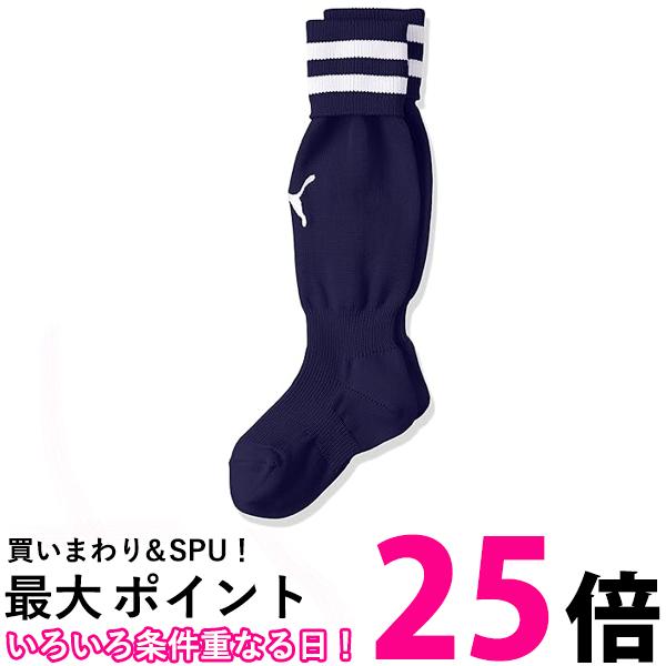 プーマ ライン入り ジュニア ストッキング 729882 ピーコート/プーマ ホワイト06 22.0-24.0cm 送料無料 【SG44391】