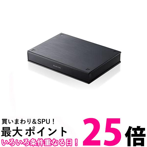 エレコム ポータブルHDD ハードディスク 4TB PC/テレビ録画用 USB3.2(Gen1) ブラック ELP-PTV040UBK 送料無料 【SG62992】