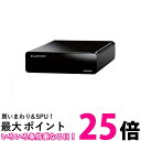 エレコム 外付けHDD ハードディスク 6TB テレビ録画用/Mac/Windowsブラック ELD-HTV060UBK 送料無料 【SG63139】