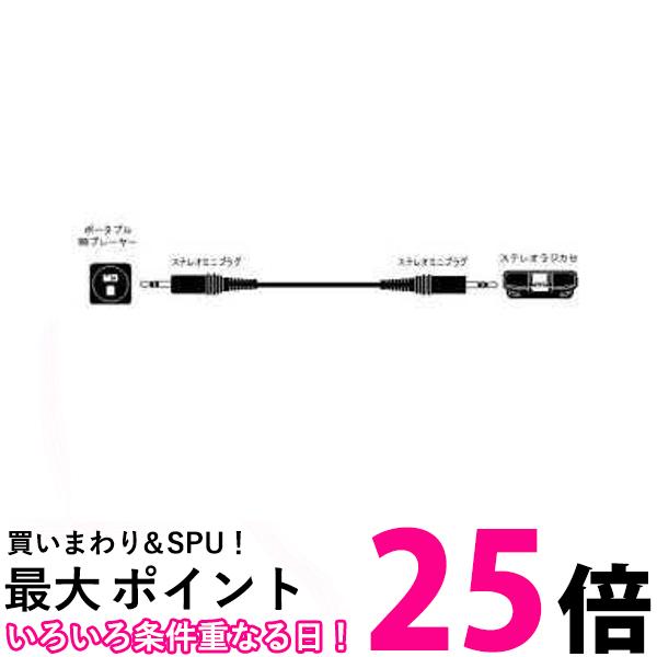 JVC ステレオミニオプラグコード 3M CN-2033A 送料無料 【SG63382】