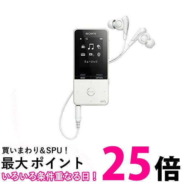 ˡ ޥ S꡼ 16GB NW-S315 MP3ץ졼䡼 Bluetoothб ۥ° ۥ磻 NW-S315 W ̵ S...