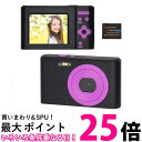 KEIYO ツートンカラーが可愛いコンパクトデジタルカメラ (ブラック×パープル) NT-DC001(BPL) 送料無料 【SG64020】(2)