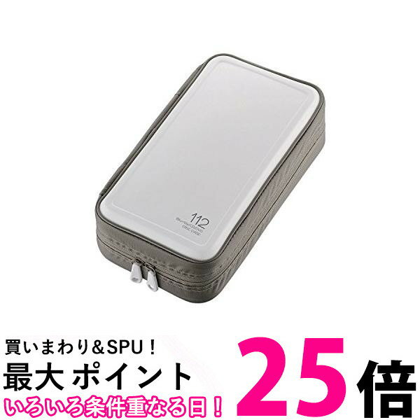 エレコム DVD BD CDケース セミハード 112枚収納 ホワイト CCD-HB112WH 送料無料 【SG67315】