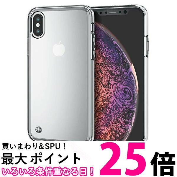 エレコム iPhone XS ケース 衝撃吸収 TRANTECT ハイブリッド iPhone を美しく守る。 クリア PM-A18BHVCCR 送料無料 【SG68707】