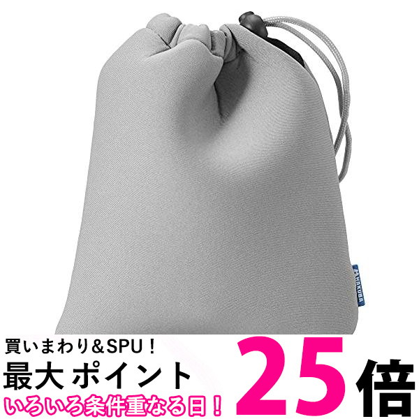 HAKUBA バッグアクセサリー ソフトクッションポーチ L グレー KCS-36L 送料無料 【SG70556】 1