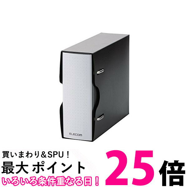 エレコム 不織布ケース 2穴用ディスクトレイ専用ファイル CD DVD Blu-ray対応 ケース付 36枚収納 ブラ..