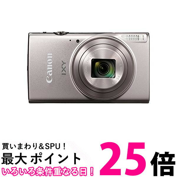 Canon コンパクトデジタルカメラ IXY 650 シルバー 光学12倍ズーム Wi-Fi対応 IXY650SL 送料無料 【SG70955】