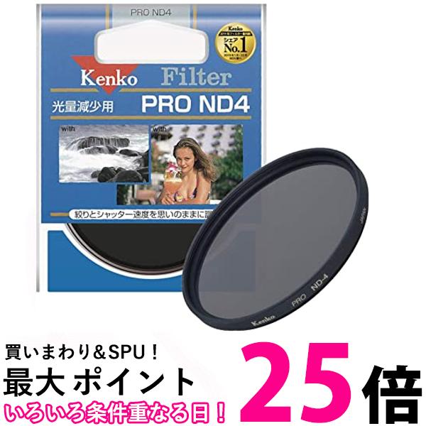 ケンコー NDフィルター PRO ND4 55mm 光量調節用 355619 送料無料 【SG76628】