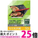 エレコム レーザープリンタ用紙 セミ光沢 厚手 両面 A4 50枚 ELK-GANA450 送料無料 【SG77780】
