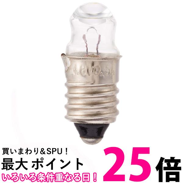 オーム電機 ニップル球 4.8V0.5A1P SL-L4850N1P 送料無料 【SG79254】