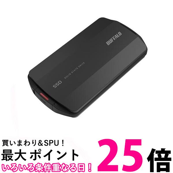 バッファロー SSD-PHP4.0U3-BA PC対応 USB3.2A/C対応 SSD 4TB ブラック 送料無料 【SG84950】
