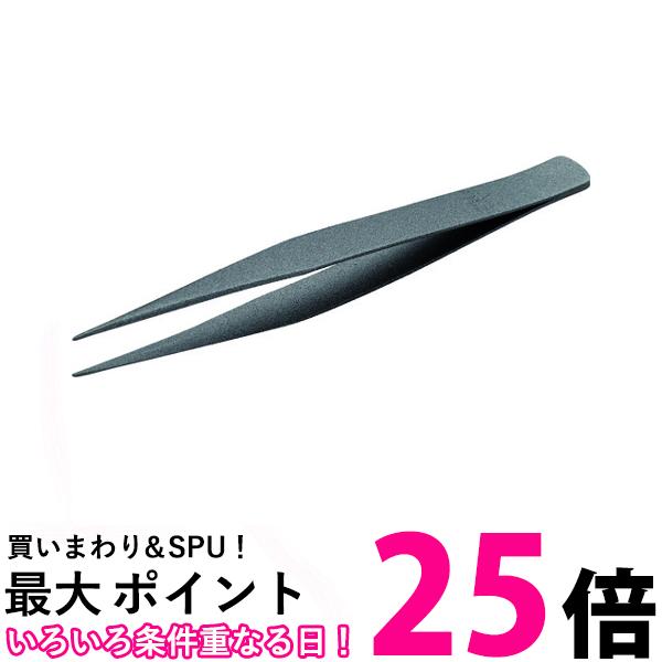 TRUSCO(トラスコ) ステンレス製ピンセット フッ素コートタイプ 125mm 直爪 TSP-42 送料無料 【SG90596】