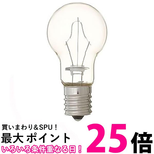 ヤザワ 省エネ クリプトン球 40W形 クリア P351736C 送料無料 【SG95391】